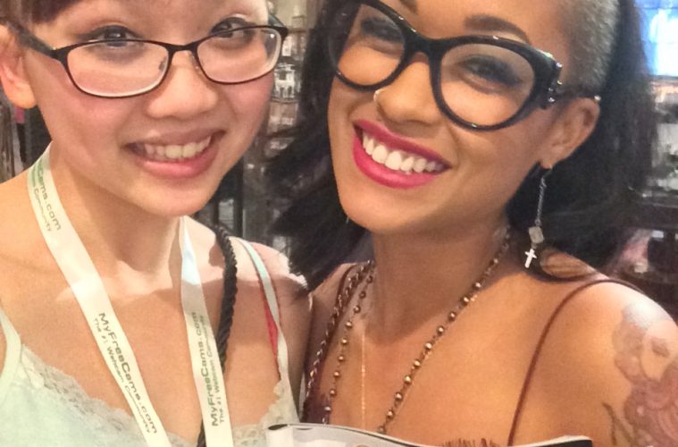 Harriet and Skin Diamond at the AVN awards