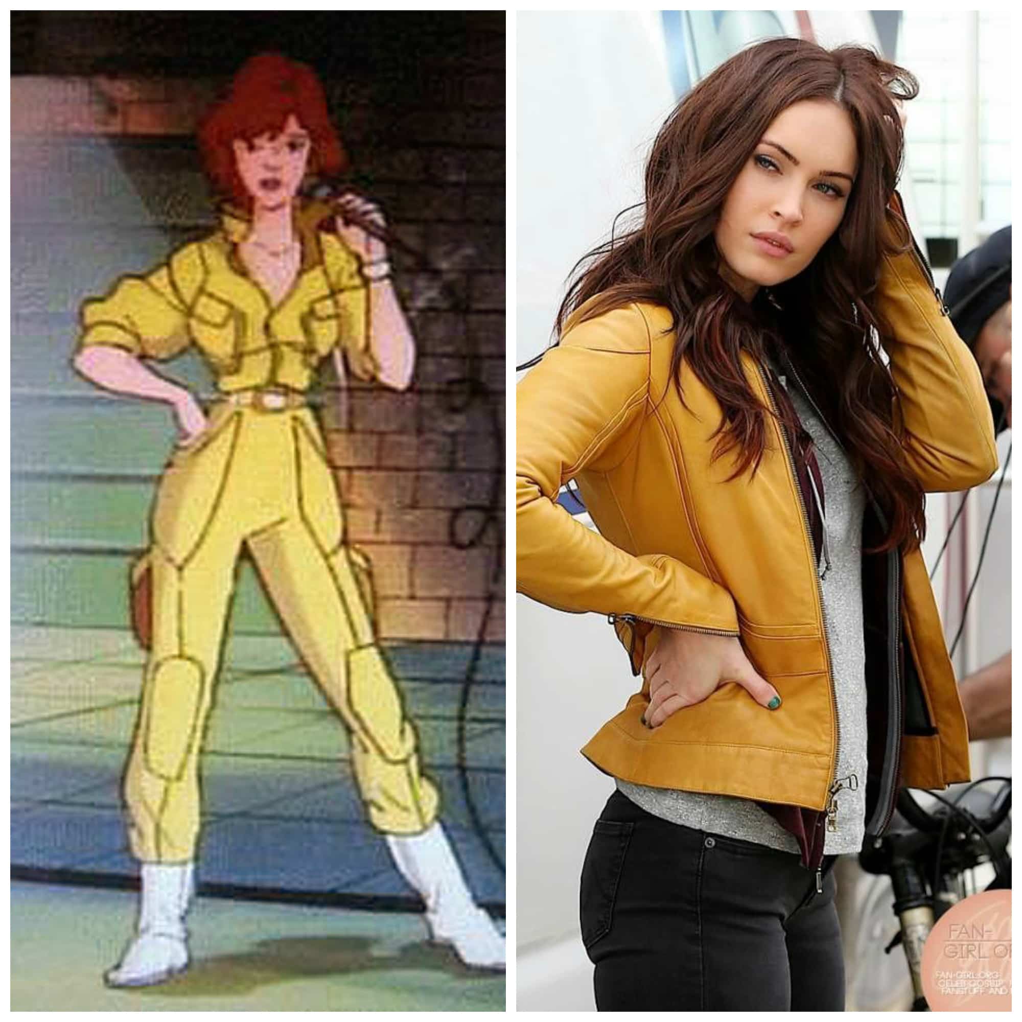 April Oneil played by Megan Fox