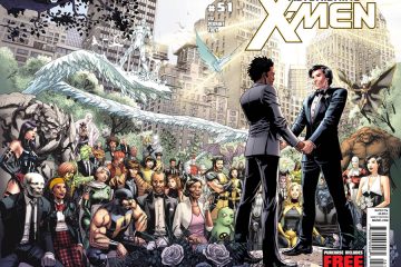 Astonishing X-men issue 51 gay marriage cover