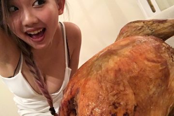 Harriet and her turkey