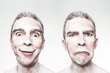 man showing interesting facial expressions free use stock photo
