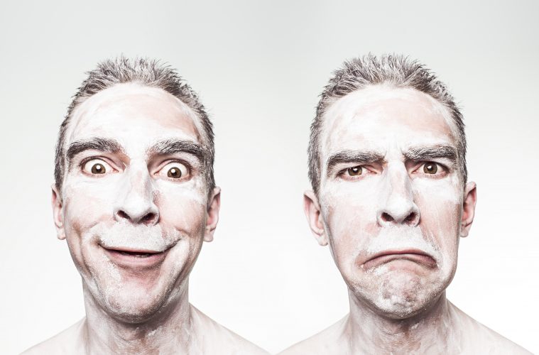 man showing interesting facial expressions free use stock photo