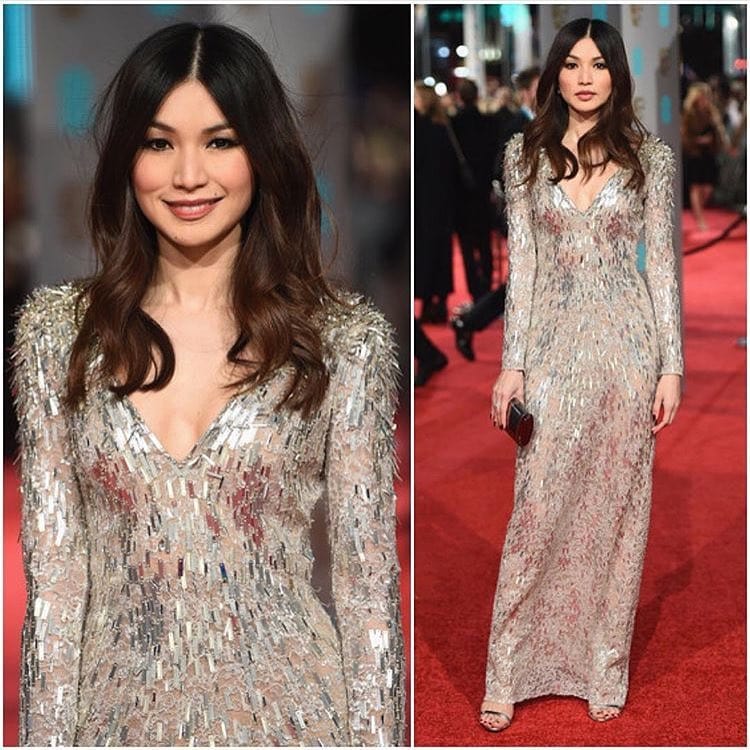 Red carpet outfit with Gemma chanRed carpet outfit with Gemma chan