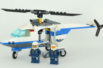 police helicopter lego version