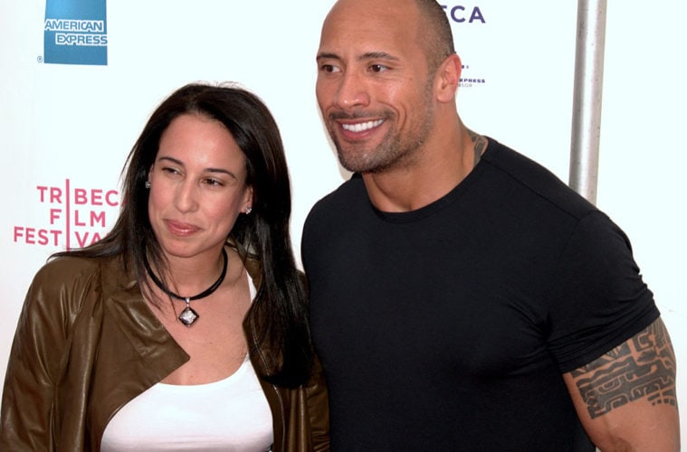 Dwayne Johnson and his wife
